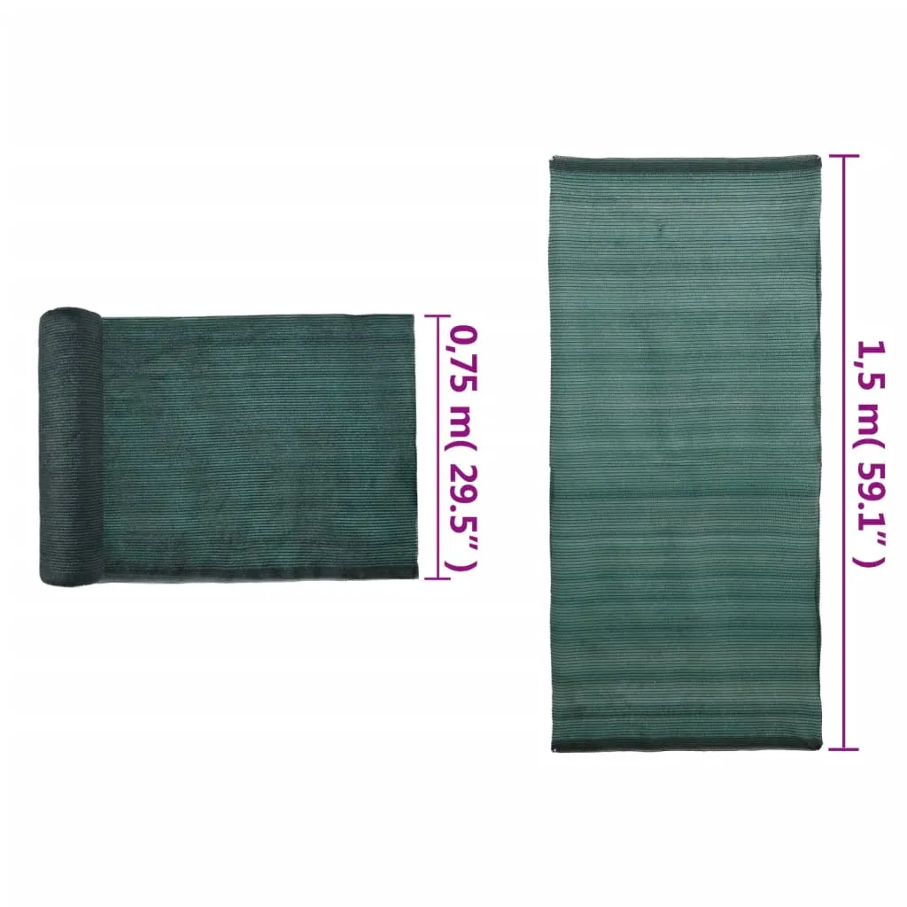Privacy Net HDPE 1.5x25 m Green