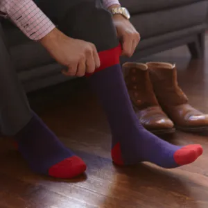 Purple Serious Socks