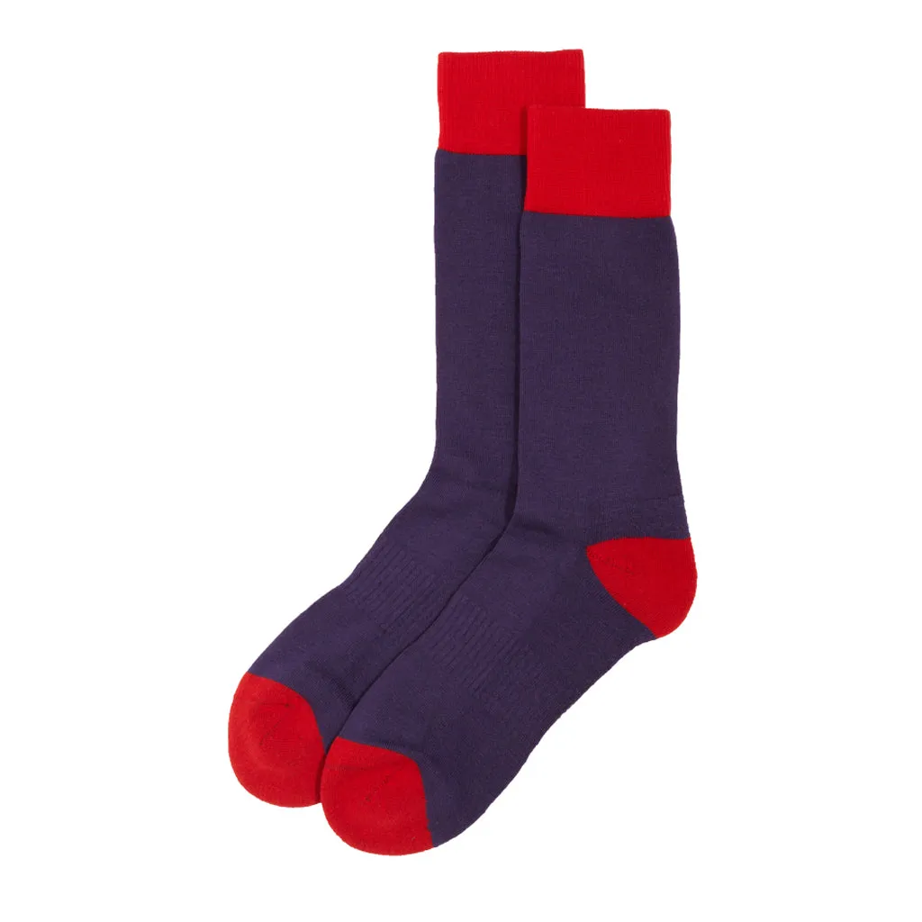 Purple Serious Socks