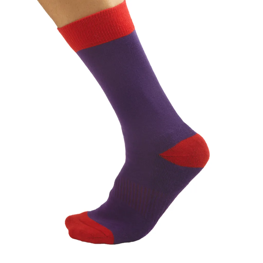 Purple Serious Socks