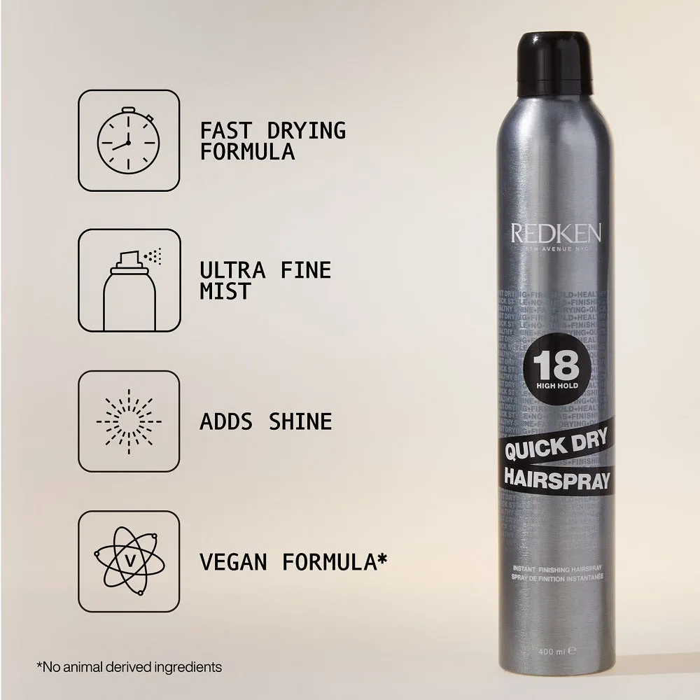 Redken Quick Dry Hairspray 400ml