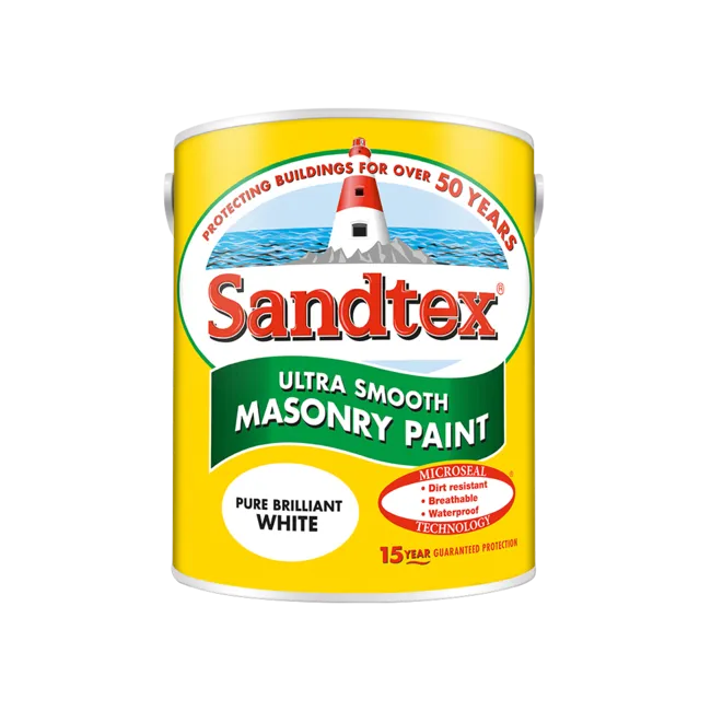 Sandtex Microseal Smooth Masonry Brilliant White 5L