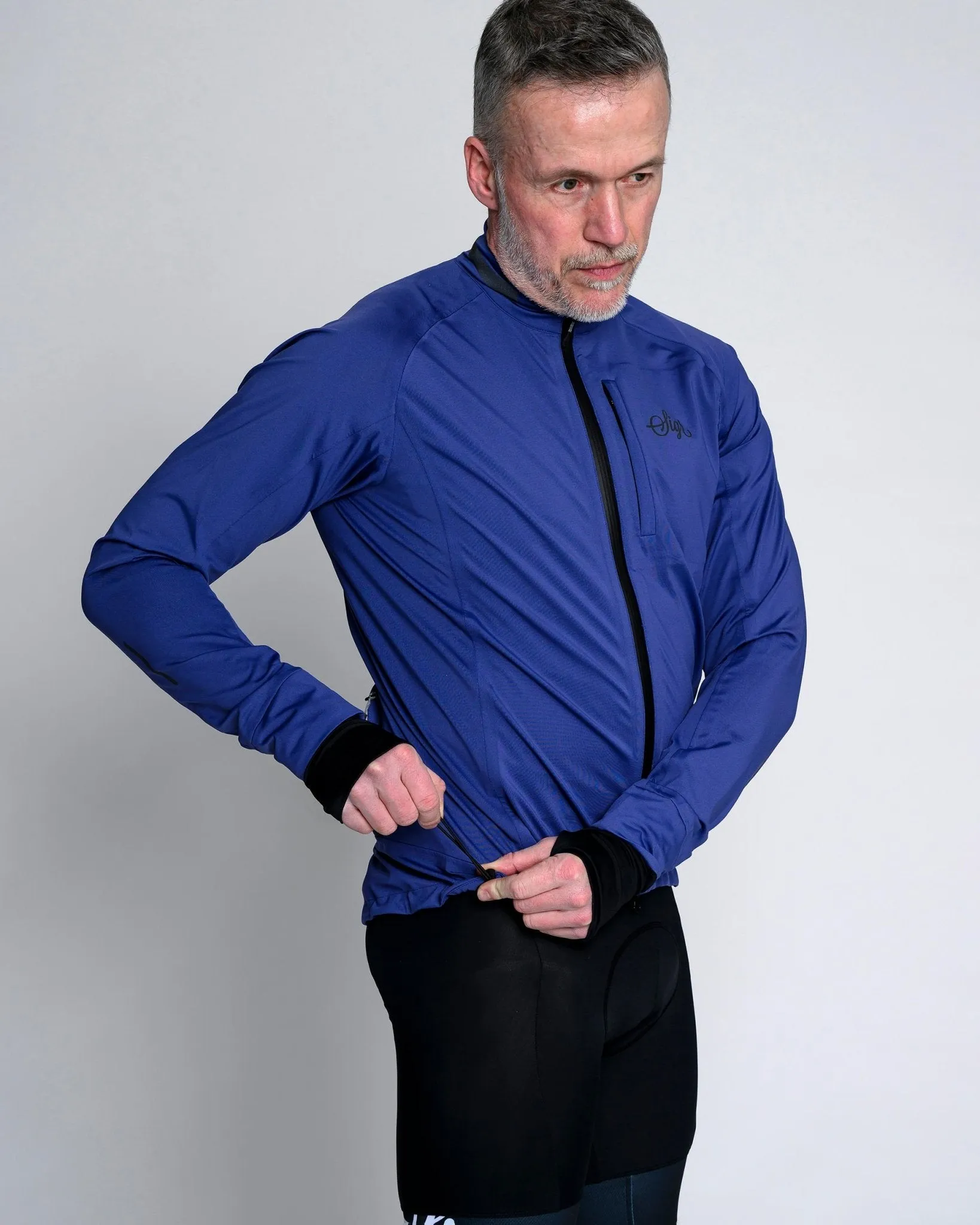 Skld Men's Blue Shell Cycling Jacket