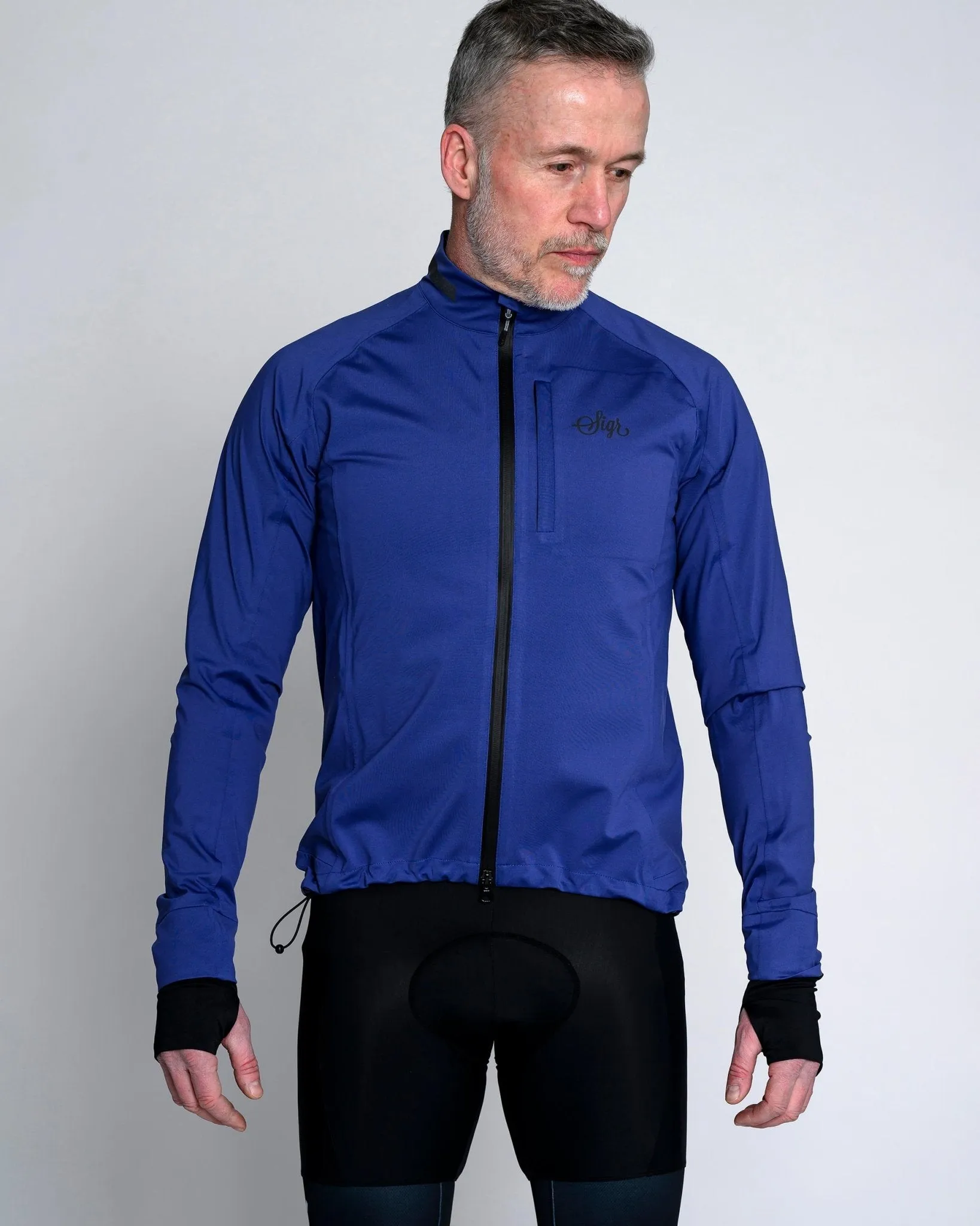 Skld Men's Blue Shell Cycling Jacket