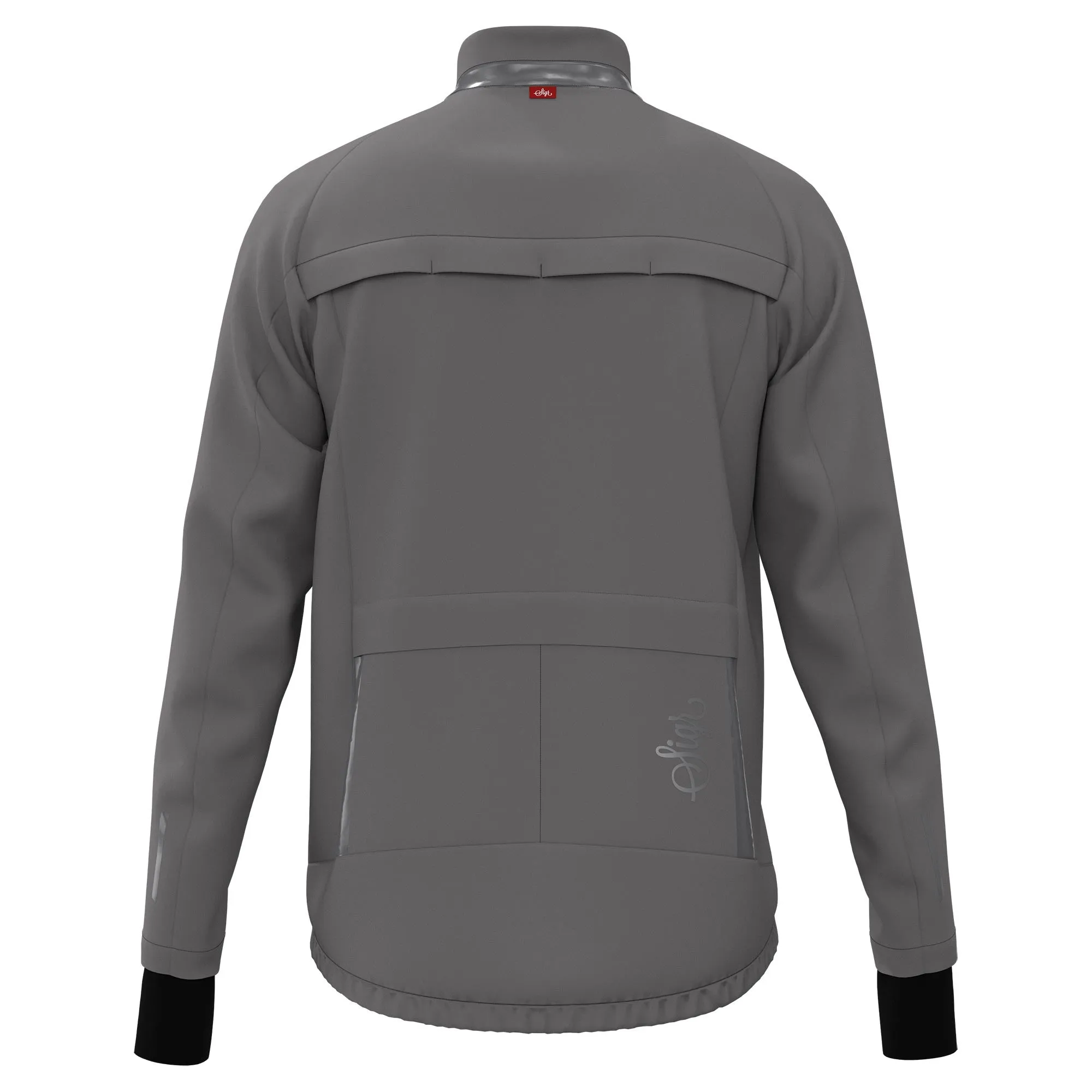 Skld Men's Titanium Grey Shell Cycling Jacket