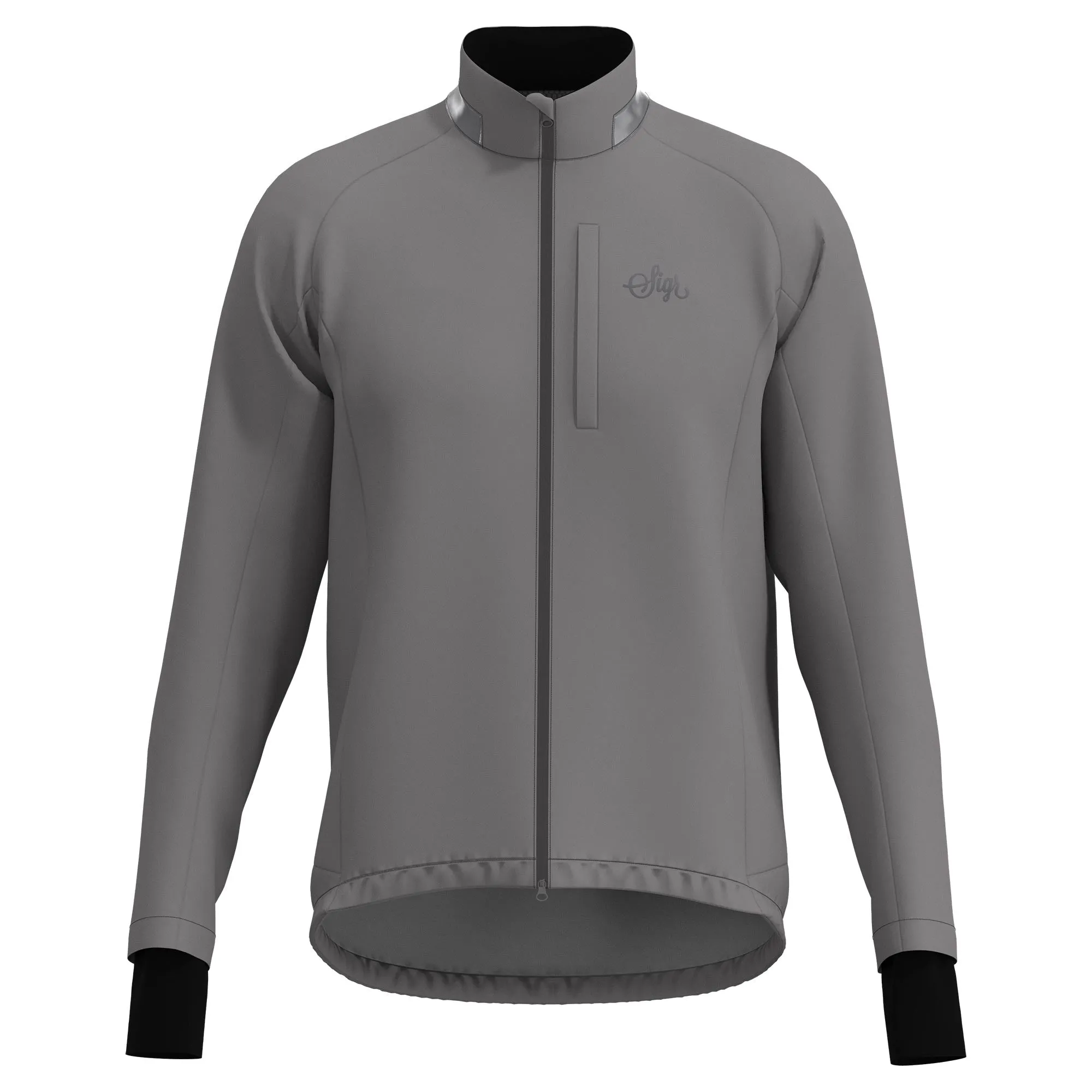 Skld Men's Titanium Grey Shell Cycling Jacket