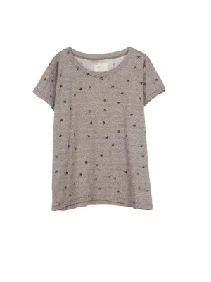 The Crew Neck Navy w/ mini white stars