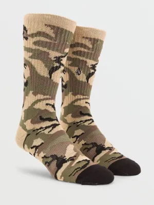 Vibes Socks - Covert Green