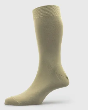 VISCONTI A590V PLAIN CAMEL SOCKS