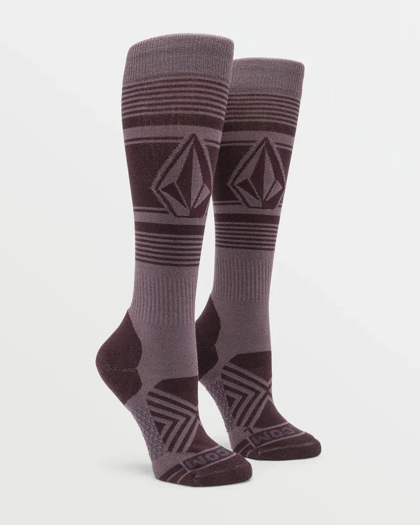 Volcom Womens Stone Lines OTC Sock