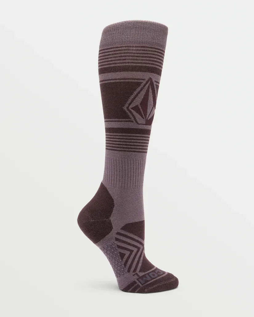 Volcom Womens Stone Lines OTC Sock