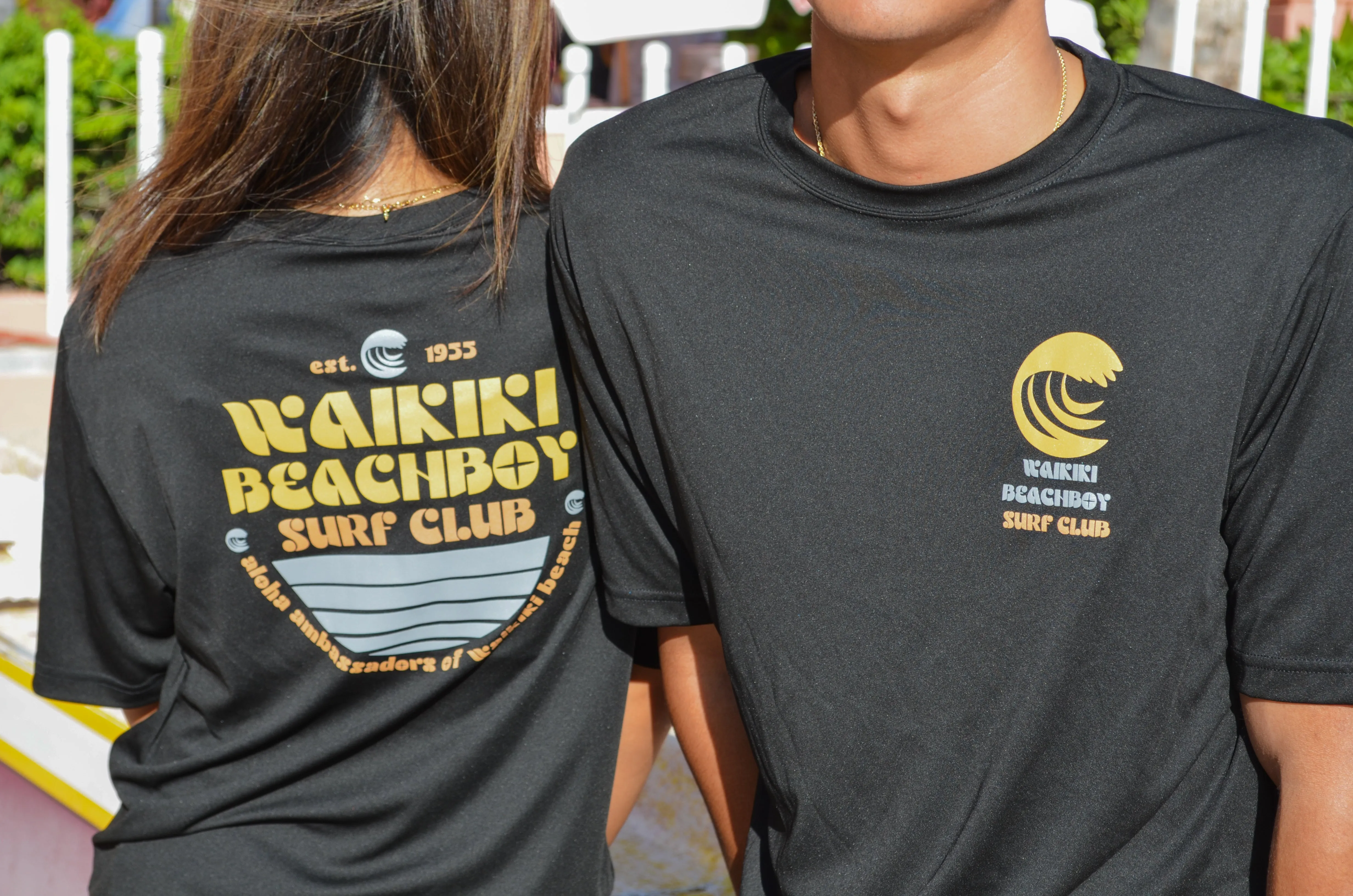WBB Surf Club Lines on the Horizon Dukie Rash Guard - Menʻs/Unisex