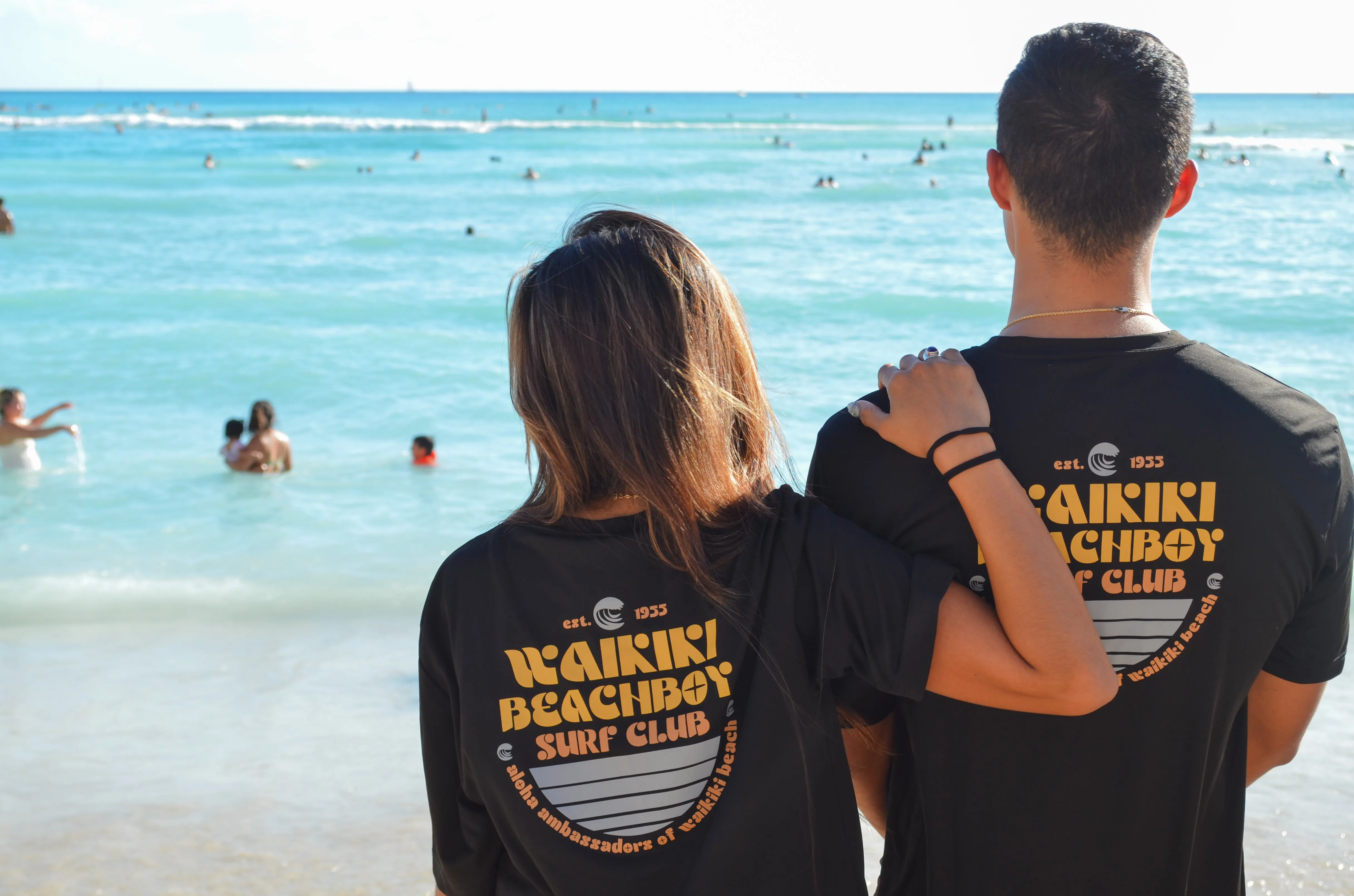 WBB Surf Club Lines on the Horizon Dukie Rash Guard - Menʻs/Unisex