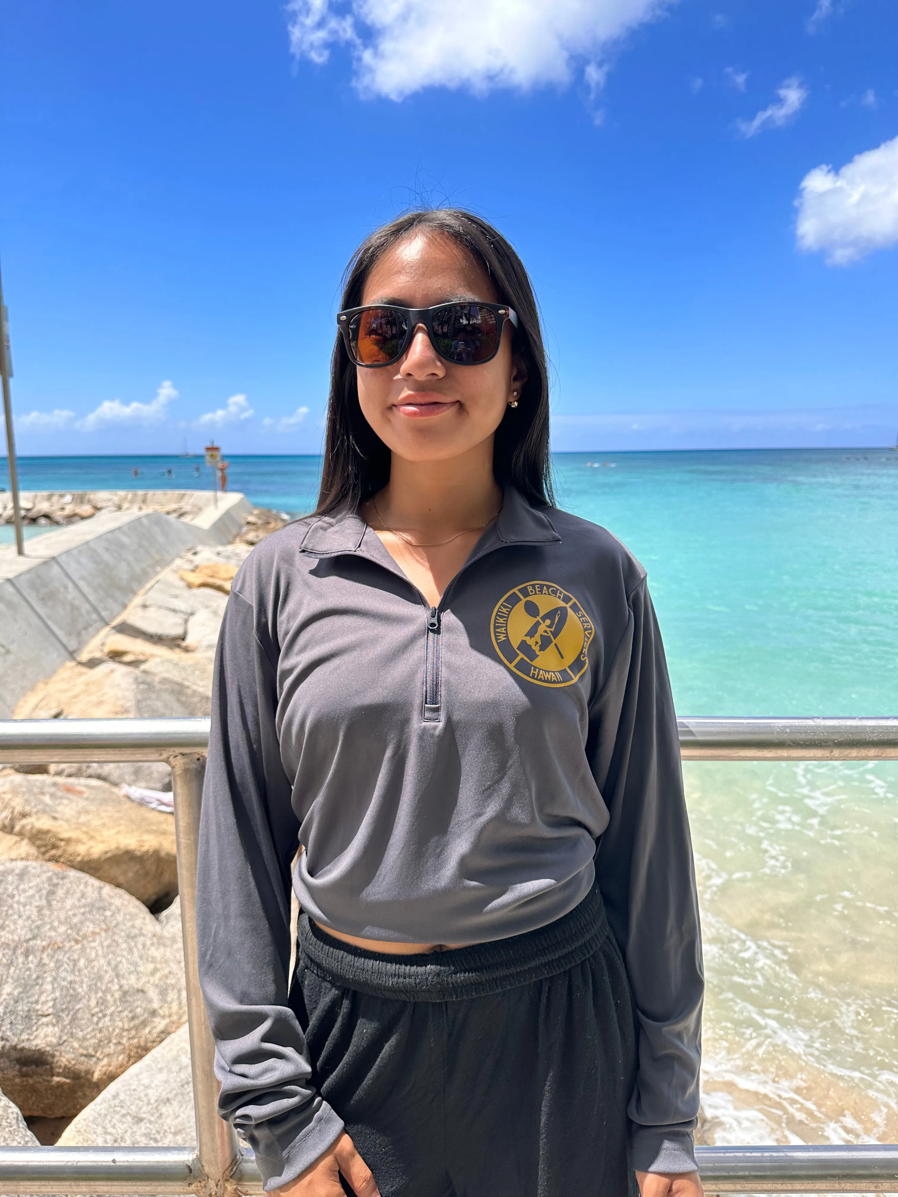 WBS Vintage Logo Woody Rash Guard Long Sleeve - Menʻs/Unisex