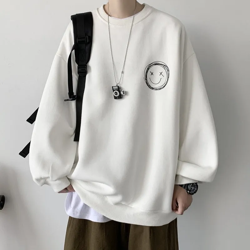 Wenkouban Back To School  Men's Sweatshirt For Boy Crewneck Sweatshirt Graphic Clothing Men's Top Shirt Sweatshirts For Men Couple Clothes Korean