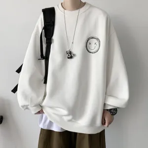 Wenkouban Back To School  Men's Sweatshirt For Boy Crewneck Sweatshirt Graphic Clothing Men's Top Shirt Sweatshirts For Men Couple Clothes Korean