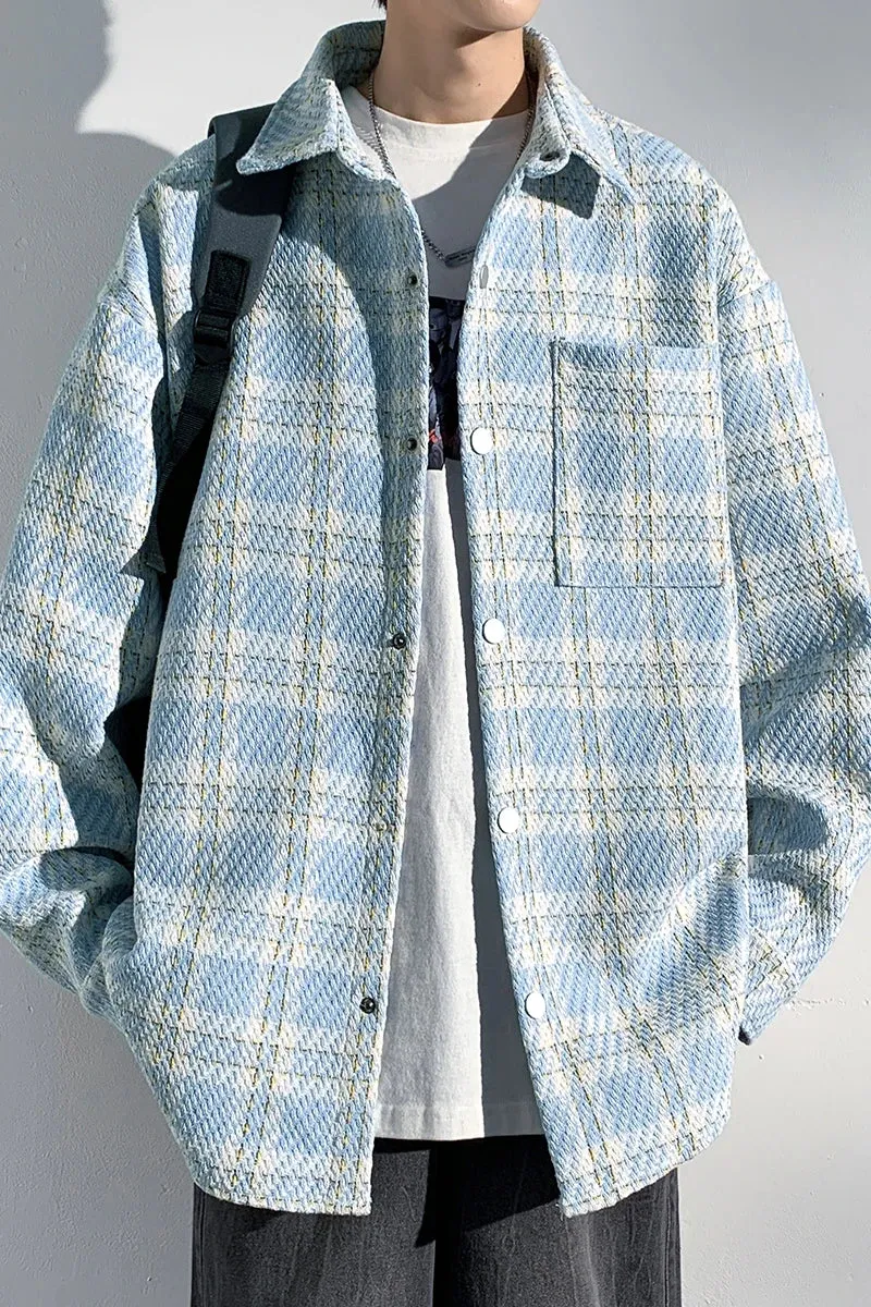 Wiaofellas   -  Men's Clothing Men's Coats Models Loose Fitting Outerwear Harajuku Korean Popular Clothes Spring Jackets Style Original