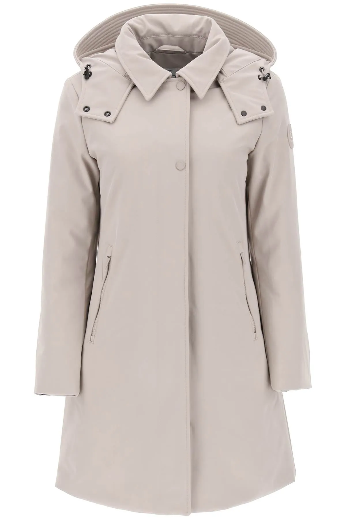 Woolrich Firth Softshell Down Parka With Detachable Hood