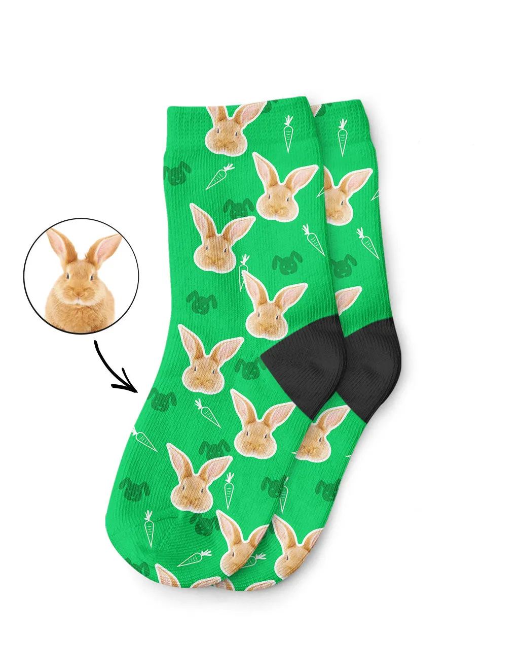 Your Rabbit on Kids Socks